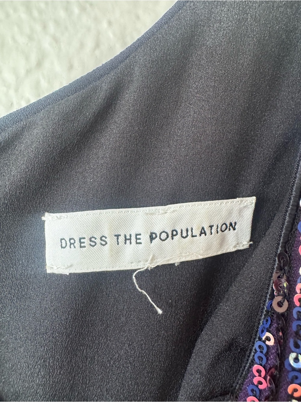 Dress the Population Felicity Purple Sequin Midi Dress Size Medium - Picture 7 of 9